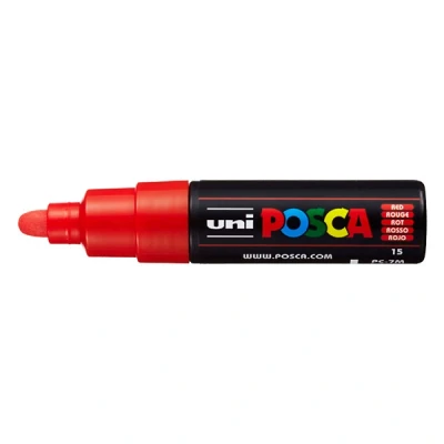 Image de POSCA PC 7M marqueur peinture (4,5 5,5 mm ogive) rouge