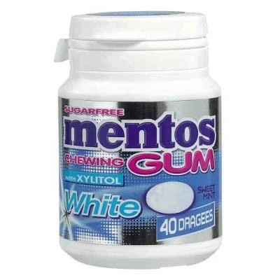 Afbeelding van Mentos Bottle White Sweet Mint