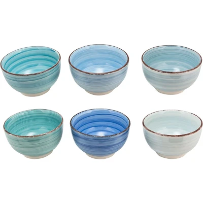 Afbeelding van Cookinglife Kommen Ocean Blue ø 14 cm 6 stuks
