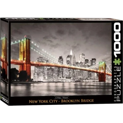 Afbeelding van Eurographics NEW YORK CITY Brooklyn Bridge Puzzel voor kinderen, Maat: One Size, Multicoloured