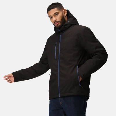 Afbeelding van Regatta Navigate Waterproof Insulated Jacket RG253 Black/New Royal L