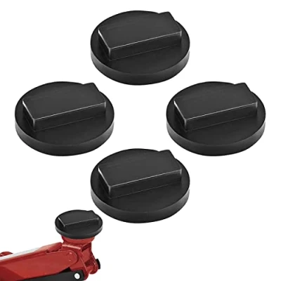 Afbeelding van DEDC 4 stuks Jack Pad met gleuf van rubber frame rail Protector Block