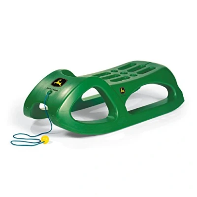 Afbeelding van Rolly toys RollySnow Cruiser John Deere slee junior groen