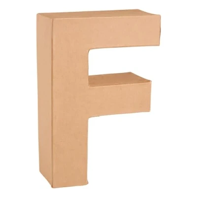Afbeelding van GLOREX Van karton, letter, natuur, 17,5 x 11,5 5,5 cm