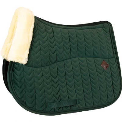 Afbeelding van Kentucky Zadeldekje Skin Friendly Velvet Springen Pine Green Full Agradi.be