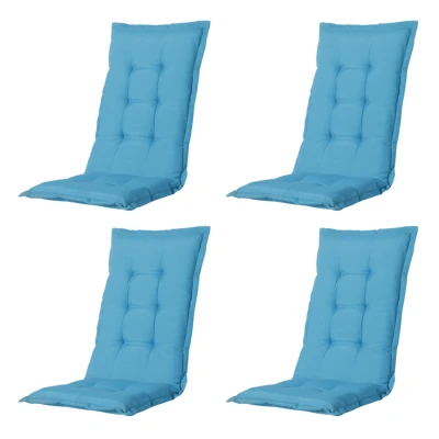 Afbeelding van Madison Kussen lage rug Panama aqua 105x50 Blauw 4 Stuks