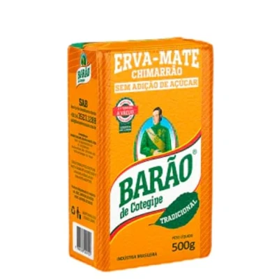 Afbeelding van Erva Mate Barao Tradicional 500g Chimarrao uit Brazilië Yerba Maté Thee