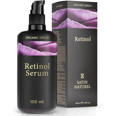 Afbeelding van Satin Naturel Bio Retinol Serum Gezichtsverzorging en Huidverzorging met Retinol, Hyaluronzuur Niacinamide, Gezichtsserum voor vrouwen mannen, Anti Aging Rimpel serum, 100ml