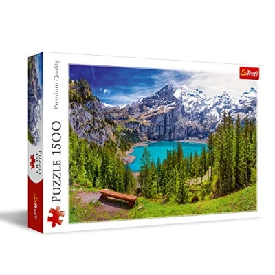Afbeelding van Trefl 1500 Lake Oeschinen, Alps, Switzerland
