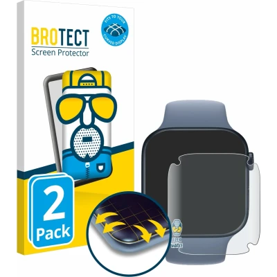 Afbeelding van BROTECT Volledige bedekking Matte Scherm Beschermer, Smartwatch beschermfolie, Grijs