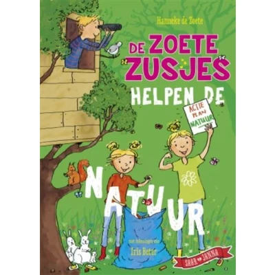 Image de de zoete zusjes helpen natuur