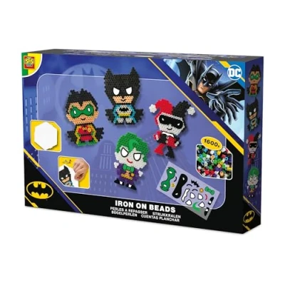 Afbeelding van SES Creative 09361 Beedz Art DC Batman Figuren Maak jouw favoriete helden uit de serie Inclusief 1600 strijkkralen