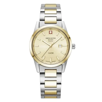 Afbeelding van Swiss Alpine Military, Horloge, 7767.1141 Argos, Zilver, Goud, (Zwitserse makelij)