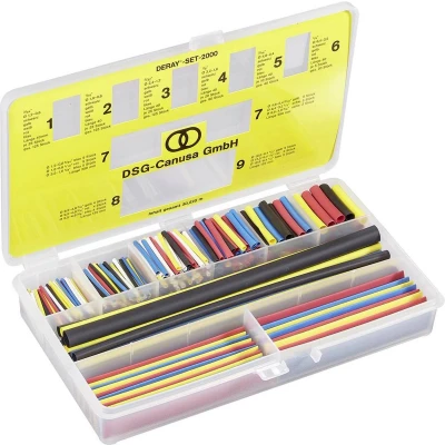 Afbeelding van DSG Canusa 8011000990 Krimpkous assortiment Krimpverhouding:2:1 135 onderdelen
