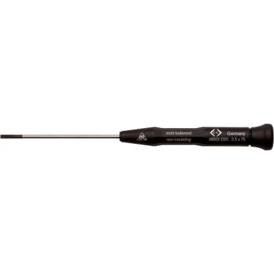 Afbeelding van C.K Xonic ESD Platte schroevendraaier Kopbreedte: 3 mm Koplengte: 150 DIN EN 61340 2