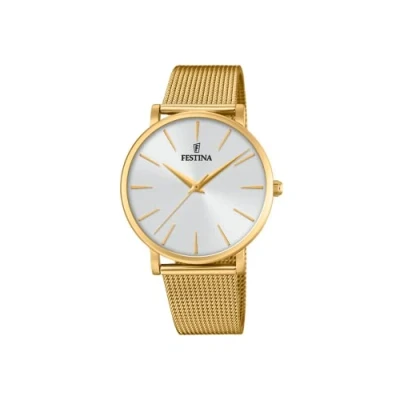 Afbeelding van Festina Mineralglas Horloge, Dames, Maat: One Size, Goldfarben