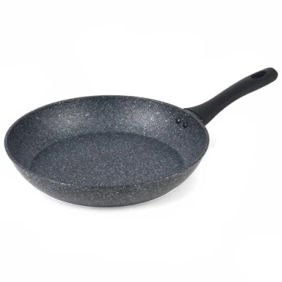 Afbeelding van Salter BW06524S Megastone braadpan, 30 cm, anti aanbaklaag, gesmeed aluminium, duurzame antiaanbaklaag, PFOA vrij, geschikt voor inductiekookplaten, vaatwasser en metalen gebruiksvoorwerpen