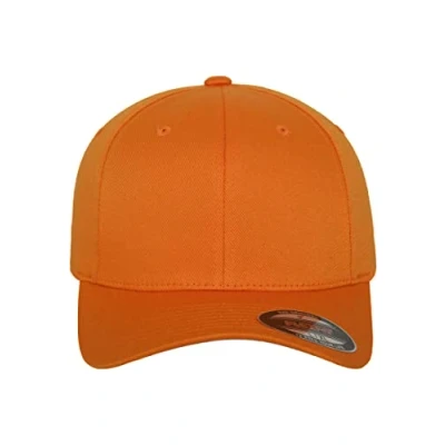 Image de Flexfit Casquette de baseball sport pour homme, Orange, XS S