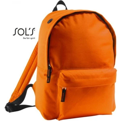 Afbeelding van Rugtas Orange Rugzak 16 liter Backpack Voorzak met ritssluiting Verstelbaar en versterkte schouderriemen