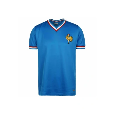 Afbeelding van COPA Frankrijk 1971 Retro Voetbalshirt Mannen Blauw L