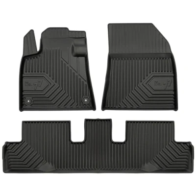 Afbeelding van M MOTOS Rubberen vloermat voor Citroen C4 Picasso II 2013 2019, verbeter je reiscomfort met de nr. 77 zwarte antislip mat auto, alle weersomstandigheden, bescherming tegen vuil