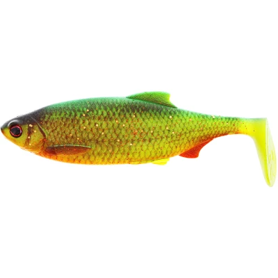 Afbeelding van Westin Ricky The Roach Shadtail 7cm (2pcs) Firetiger Rudd Dropshot