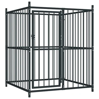 Afbeelding van vidaXL Hondenkennel voor buiten 120x120x150 cm