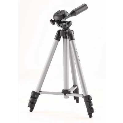 Afbeelding van CULLMANN 52100 Alpha 1000 Reisstatief Kit 106 cm Ultralicht 480 g Zilver met Case en 3 weg Hoofd voor DSLR CSC BRIDGE DV Compact Camera Canon EOS Nikon Sony