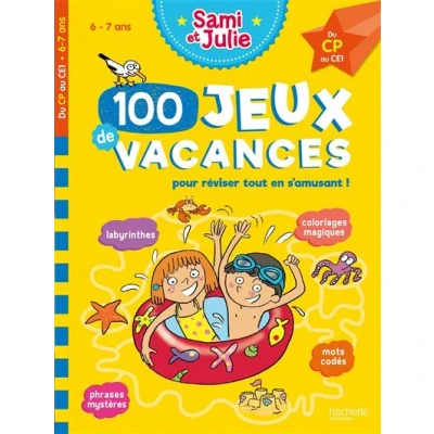 Image de 100 Jeux de vacances Sami et Julie Du CP au CE1 Cahier 2025