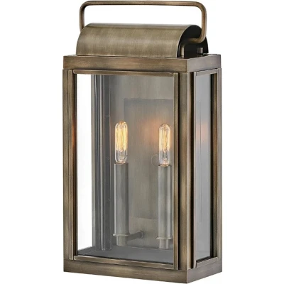 Afbeelding van Buitenwandlamp Sag Harbour, 2 lamps brons