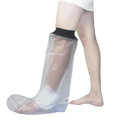 Afbeelding van HKF HO KI Gipsbeschermer voor halve poten, waterdichte bescherming volwassenen, gips en bandagebescherming, gebruikt tijdens het douchen/baden
