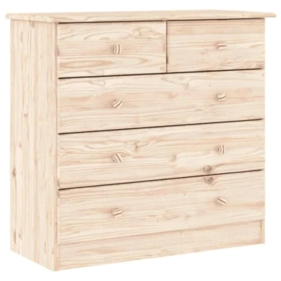 Image de vidaXL Commode ALTA 77x35x73 cm bois massif de pin353921