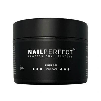 Afbeelding van NailPerfect Fiber Gel Light Rose 45gr Haibu by Kapperskorting.com