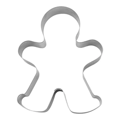Afbeelding van BekkiB uitsteekvorm &quot;peperkoekman/jongen&quot; ca. 13,5 cm, roestvrijstalen voor het bakken van peperkoek en koekjes, vaatwasmachinebestendig 1131