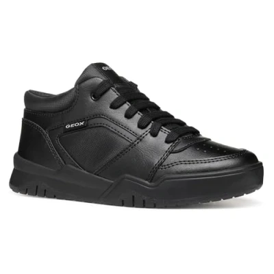 Image de Geox J Perth Boy A, Baskets Enfants et adolescents, Noir, 39 EU