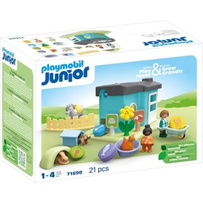 Image de Playmobil Junior 71690 Maison Des Animaux