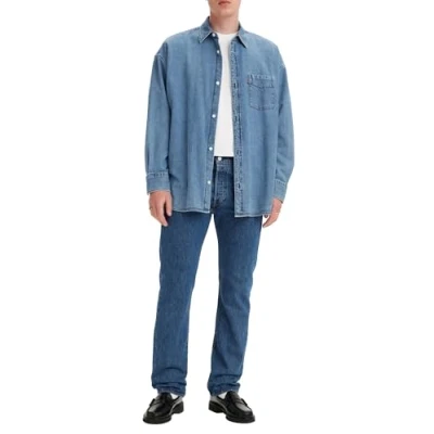 Image de Levi&#039;s Homme 501 Denim Jeans Fit original, Bleu