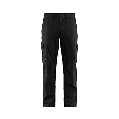 Afbeelding van Blaklader Industrie werkbroek stretch met kniezakken 1448 1832 Zwart C58