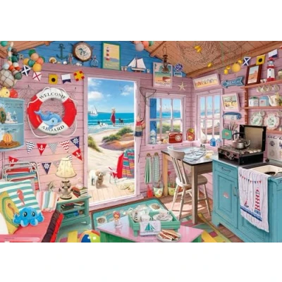 Afbeelding van Ravensburger puzzel Het strandhuis Legpuzzel 1000 stukjes