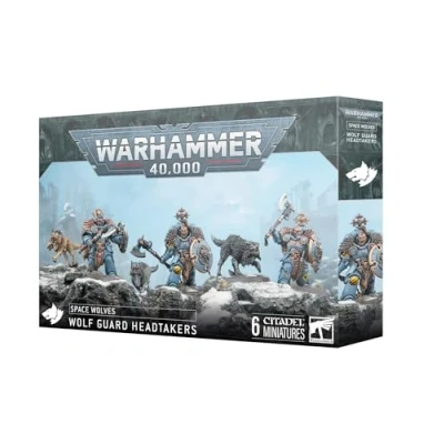 Afbeelding van Warhammer 40.000 40K Space Wolves Wolf Guard Headtakers 53 29 (vernieuwde editie)