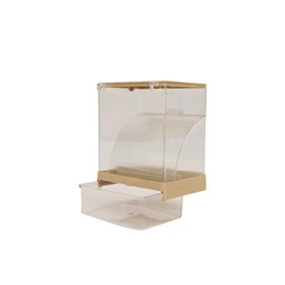 Image de aime Tyrol Mangeoire pour Oiseaux Format Pratique et Économique Cage Propre Graines au Sec Récupération des Déchets