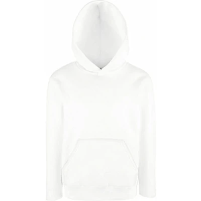 Afbeelding van Fruit of the Loom Klassieke uniseks hoodie voor kinderen, wit/wit
