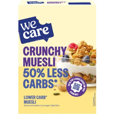 Afbeelding van WeCare Lower Carb Crunchy Muesli (325 gr)