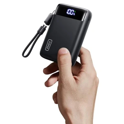 Afbeelding van INIU Power Bank, 20.000 mAh, mini formaat, 22,5 W, klein maar krachtig (USB C in &amp; Out), PD3.0 QC4.0 externe batterij voor mobiele telefoon met flits, compatibel iPhone 16 15 14 13 Pro Max