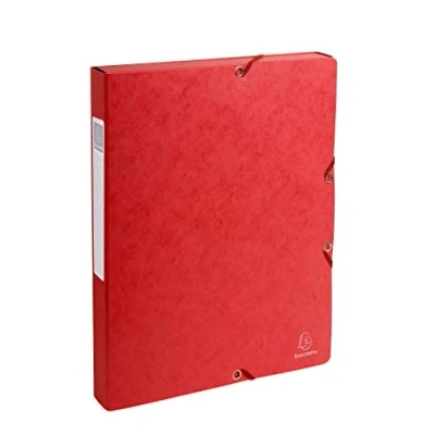 Afbeelding van Exacompta elastobox Exabox rood rug van 25 cm