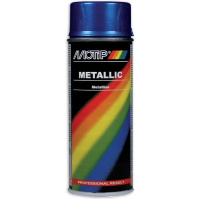 Afbeelding van MoTip metallic lak blauw 0,4 liter