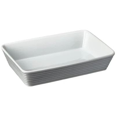 Afbeelding van Porseleinen ovenschaal &quot;Burgund&quot; 30cm x 21cm Küchenprofi