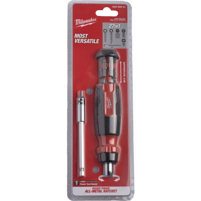Afbeelding van Milwaukee 4932480583 Ratel Multi Bit Schroevendraaiers 27 in 1 Ratchet Screwdriver