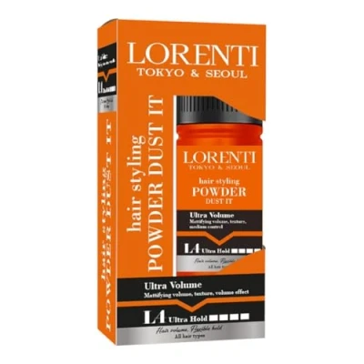 Afbeelding van LORENTI TOKYO &amp; SEOUL Powder wax L4 Ultra sterke fixatie 20 g Styling en volume met mat effect voor mannen vrouwen Textuurpoeder haar Stylingpoeder