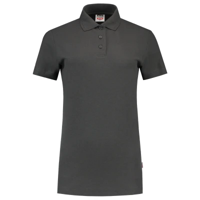 Afbeelding van Tricorp Dames Poloshirt Casual 201010 180gr Donkergrijs Maat 3XL